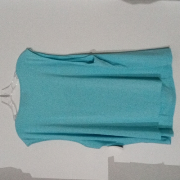 Vtg Bob Mackie Wearable Art Top 3X blue - Picture 3 of 5